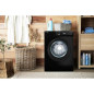 Lave-linge hublot CONTINENTAL EDISON CELL10140IBT - 10kg - Largeur 59,6 cm - moteur induction - noir mat