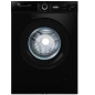 Lave-linge hublot CONTINENTAL EDISON CELL9140IB - 9kg - Largeur 59,6 cm - Classe A - 1400 trs - moteur induction - noir mat