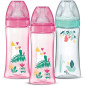 Lot de 3 Biberons anti-coliques - DODIE - Anti-coliques - Tétines rondes - 330 ml - +6 mois - 3 vitesses - Débit 3 - Rose et v