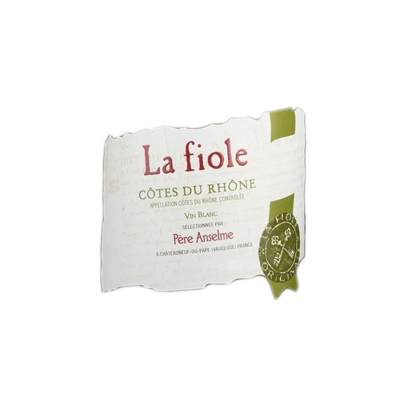 La Fiole 2023 Côtes du Rhône - Vin blanc de la Vallée du Rhône