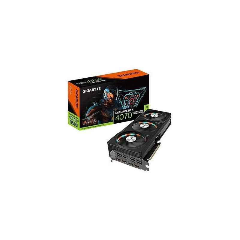 GIGABYTE - Carte Graphique - GeForce RTX 4070 Ti SUPER GAMING OC 16G