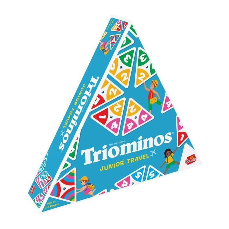 Triominos Junior Travel '24 - Jeu de société - GOLIATH