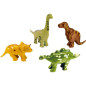 Jouet magnétique - KLEIN - 4 grands dinosaures Funny Puzzle, 1+ - Stimule la créativité et l'habileté manuelle !