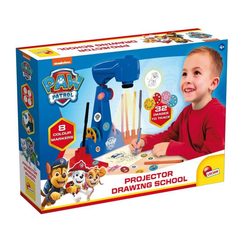 Projecteur de dessins - LISCIANI - Paw Patrol Drawing School Projector