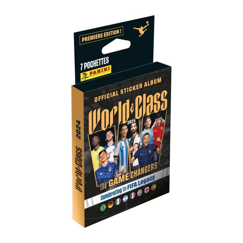 Blister de 7 pochettes - PANINI - FIFA WORLD CLASS 2024 STICKERS - 35 Stickers