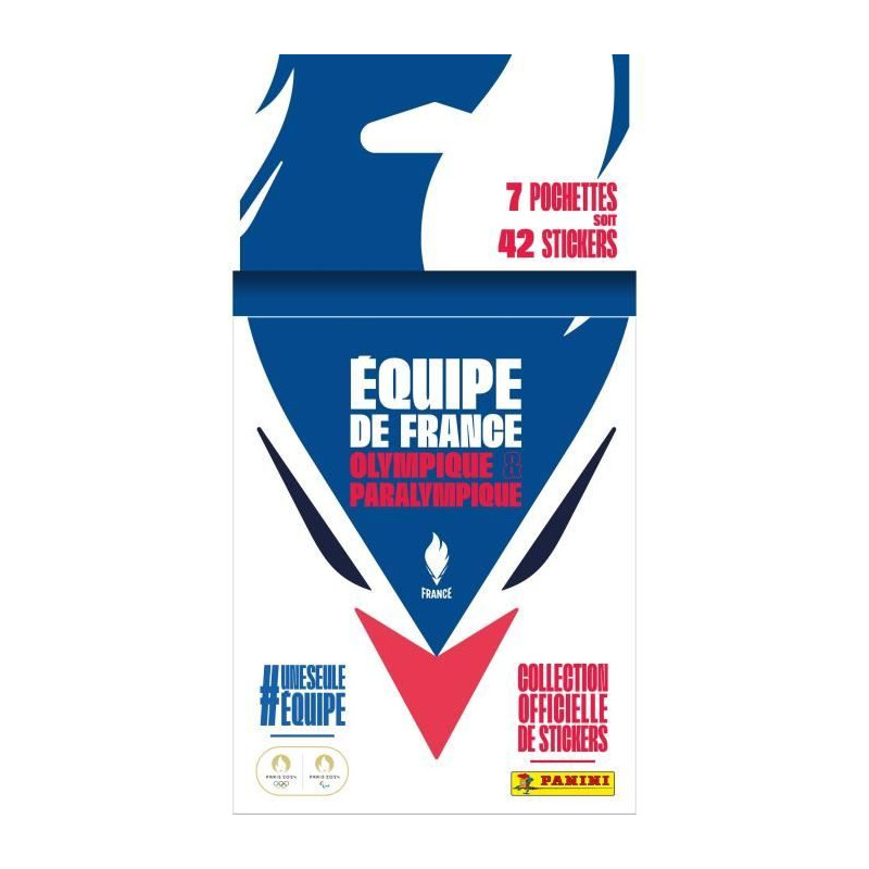 Blister de 7 pochettes - PANINI - JO 2024 Equipe de France - 42 Stickers