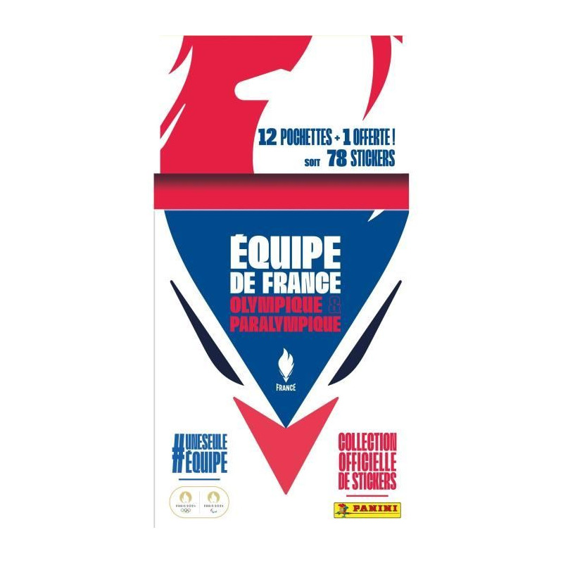 Blister de 13 pochettes - PANINI - JO 2024 Equipe de France - 78 Stickers