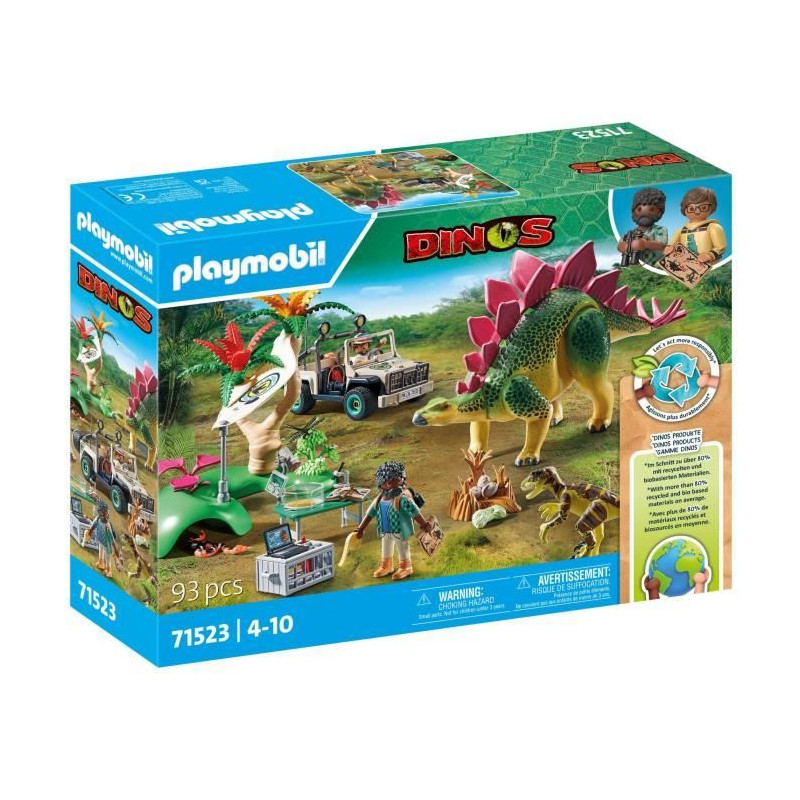 PLAYMOBIL 71523 Campement des explorateurs dinosaures