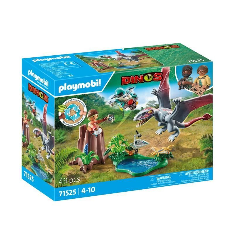 PLAYMOBIL 71525 Drone d'observation avec dimorphodon