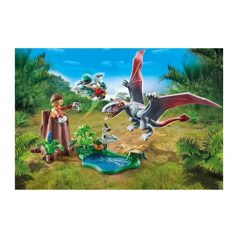 PLAYMOBIL 71525 Drone d'observation avec dimorphodon