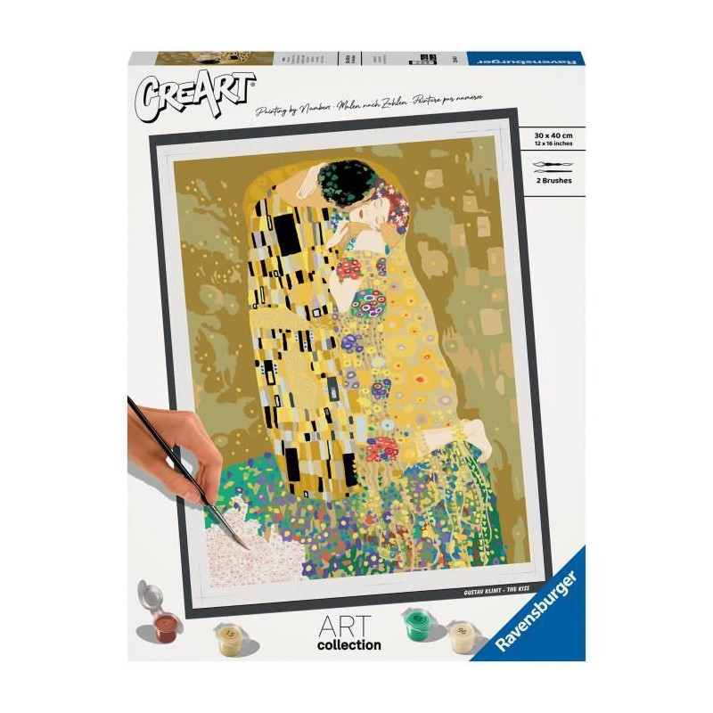 CreArt grand format 30x40 cm Klimt, Des 12 ans, 23648, Ravensburger