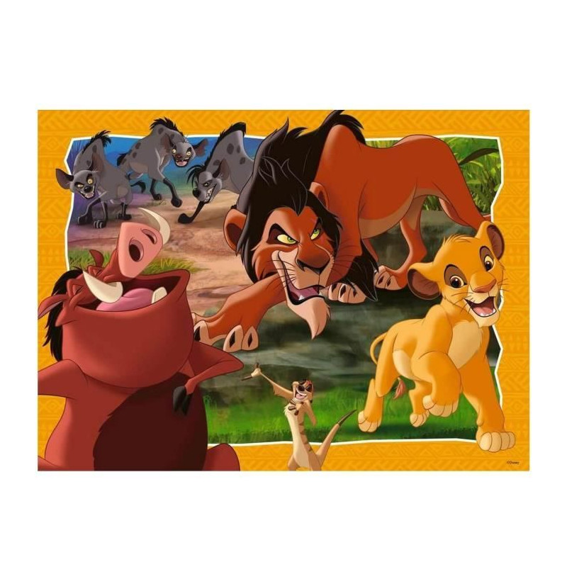 Puzzle 200 p XXL Hakuna Matata - Disney Le Roi Lion-Des 8 ans Ravensburger