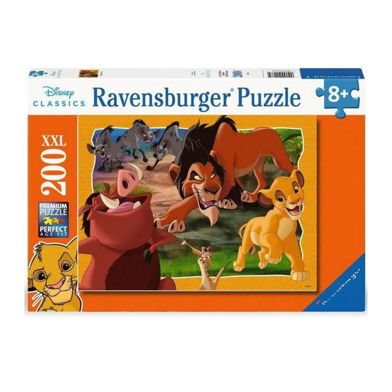 Puzzle 200 p XXL Hakuna Matata - Disney Le Roi Lion-Des 8 ans Ravensburger