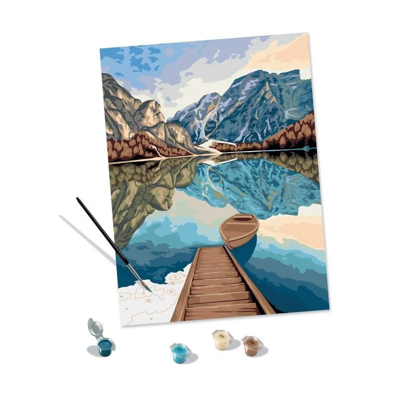 Ravensburger – CreArt grand format 30x40 cm – Lake views – Des 12 ans – 23612