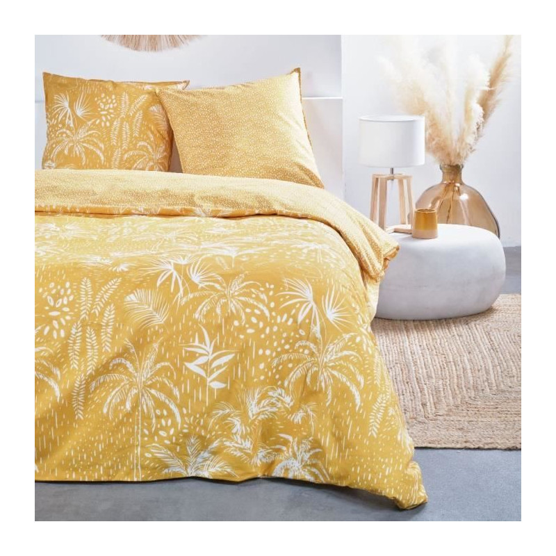 Parure de lit - TODAY - Sunshine - 116458 - 2 personnes - 220x240 cm - Coton - Imprimé 9.16