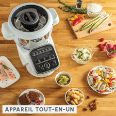 Moulinex ROBOT CUISEUR CUISINE COMPANION XL 4,5L 8-10PERS 12 PROG 5ACC LIVRE 300 MOULINEX - HF80DB10.G