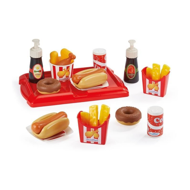 Coffret hot dog - ECOIFFIER - 2423 - Un menu digne d'un fast-food