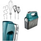 Russell Hobbs 25891-56 Batteur Mixeur Swirl, 5 Vitesses, Fonction Turbo, 1 Paire de Batteurs Hélice, Pétrin, Fouets - Turquois