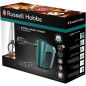 Russell Hobbs 25891-56 Batteur Mixeur Swirl, 5 Vitesses, Fonction Turbo, 1 Paire de Batteurs Hélice, Pétrin, Fouets - Turquois