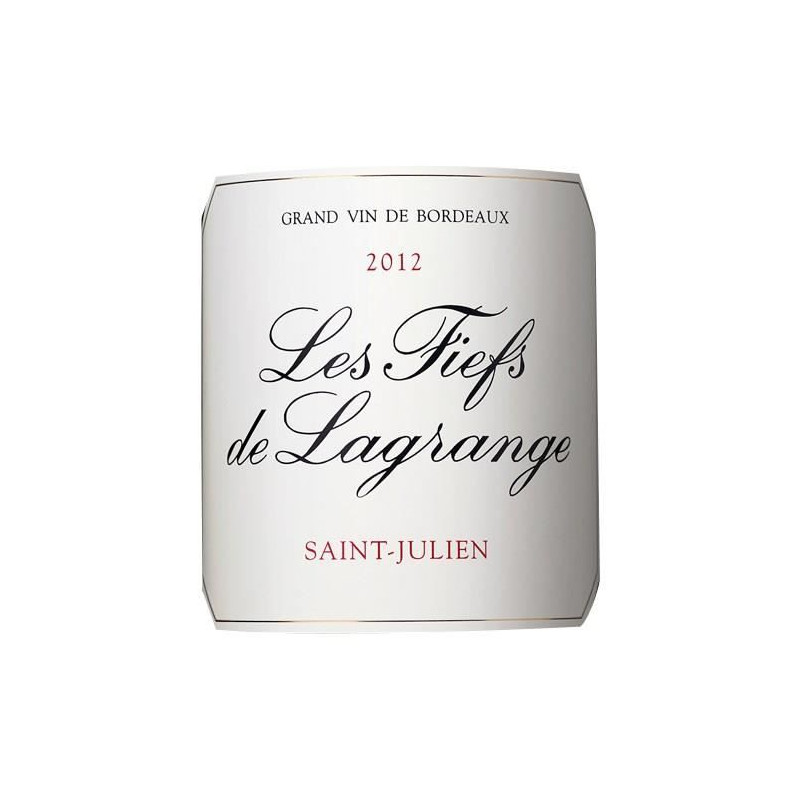 Les Fiefs de Lagrange 2012 Saint-Julien - Vin rouge de Bordeaux