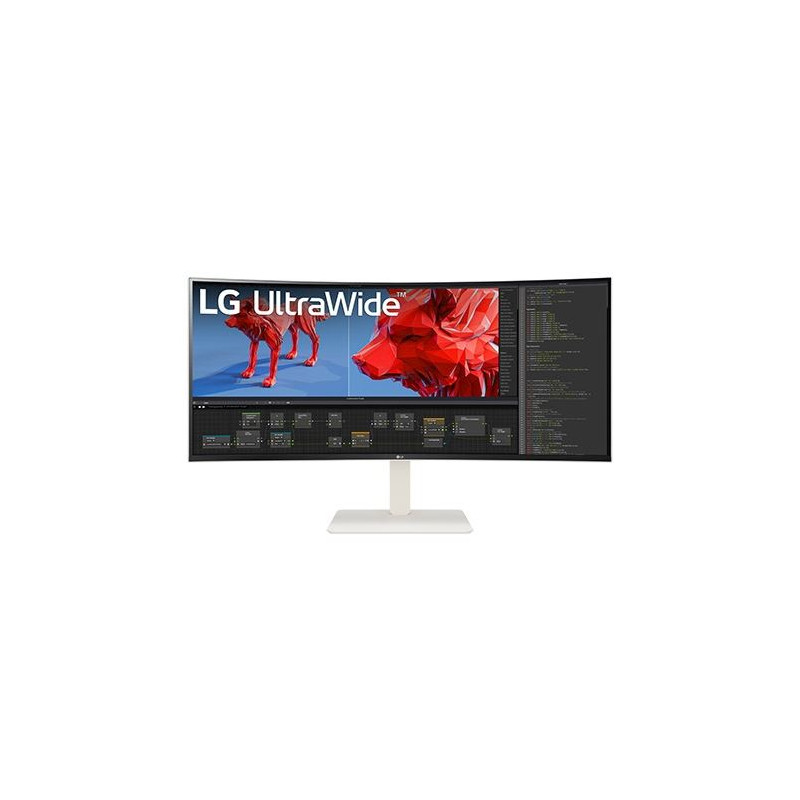 Ecran PC LG 38WR85QC W 38" Incurvé QHD Blanc