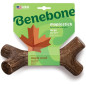 Benebone Jouet bâton a mâcher pour chien adulte, Taille L, saveur bacon et bois d'érable , durable et résistant