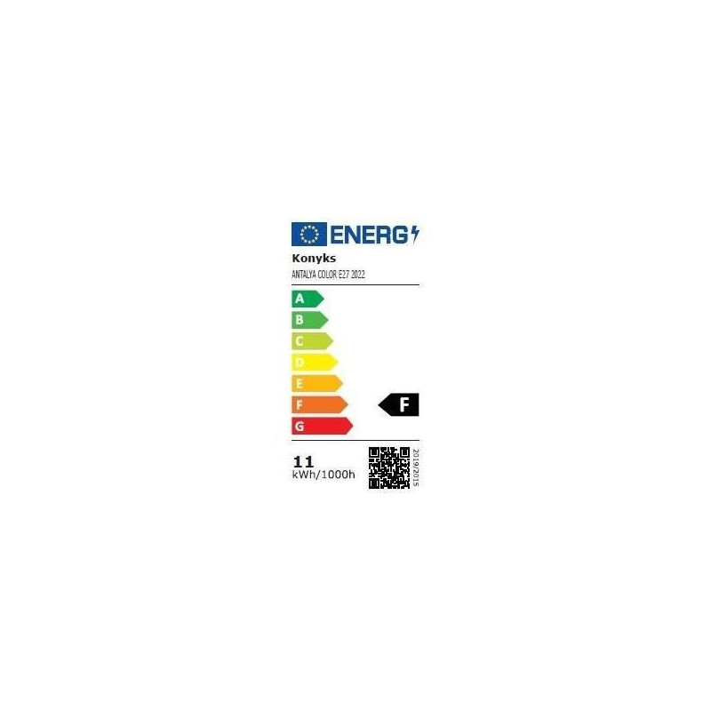 Ampoule Wifi - KONYKS - Antalya Color E27 - LED Wifi + Bt - 1055 Lumens - 11 W - Couleurs + Blanc - Compatible Alexa / Google Ho