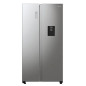 Réfrigérateur américain HISENSE - RS711N4WCE - 2 portes - Classe énergétique E - 91 x 64,3 x 178,6 cm - Inox