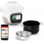 MOULINEX Cookeo Touch Mini 3L Multicuiseur intelligent connecté haute pression CE922110 - 100 recettes intégrées