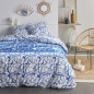 Parure de lit - TODAY - Sunshine - 122993 - 2 personnes - 240x260cm - Coton - Imprimé 15.8