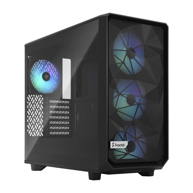 FRACTAL DESIGN - Meshify 2 Lite RGB Black TG Light Tint - Boîtier PC - Noir ( FD-C-MEL2A-05 )