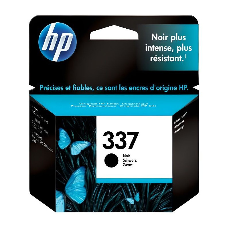 HP 337 Cartouche d'encre noire authentique (C9364EE) pour HP DeskJet 5940/6940/6980/D4160