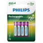 Pile rechargeable Philips PILES RECHARGEABLE AAA LR03 700 MAH