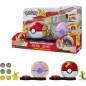 2 Poké Balls avec leur Pokémon et 6 disques d'attaques - BANDAI - Pokémon - Poké Ball attaque surprise Pikachu vs Arcko - Je