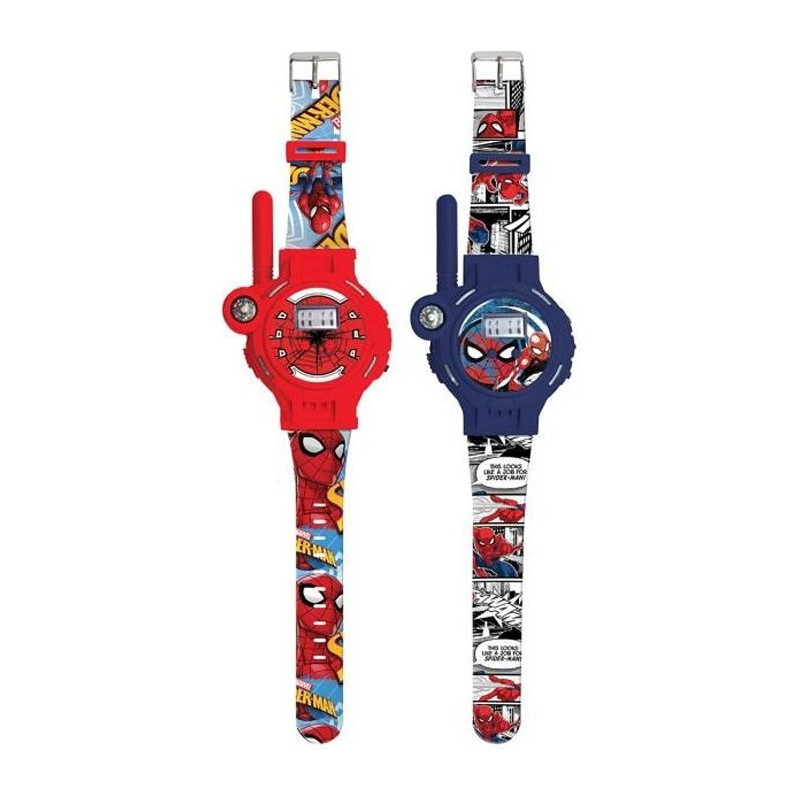 Montre digitale SpiderMan avec fonction talkie-walkie portée jusqu'a 200 m