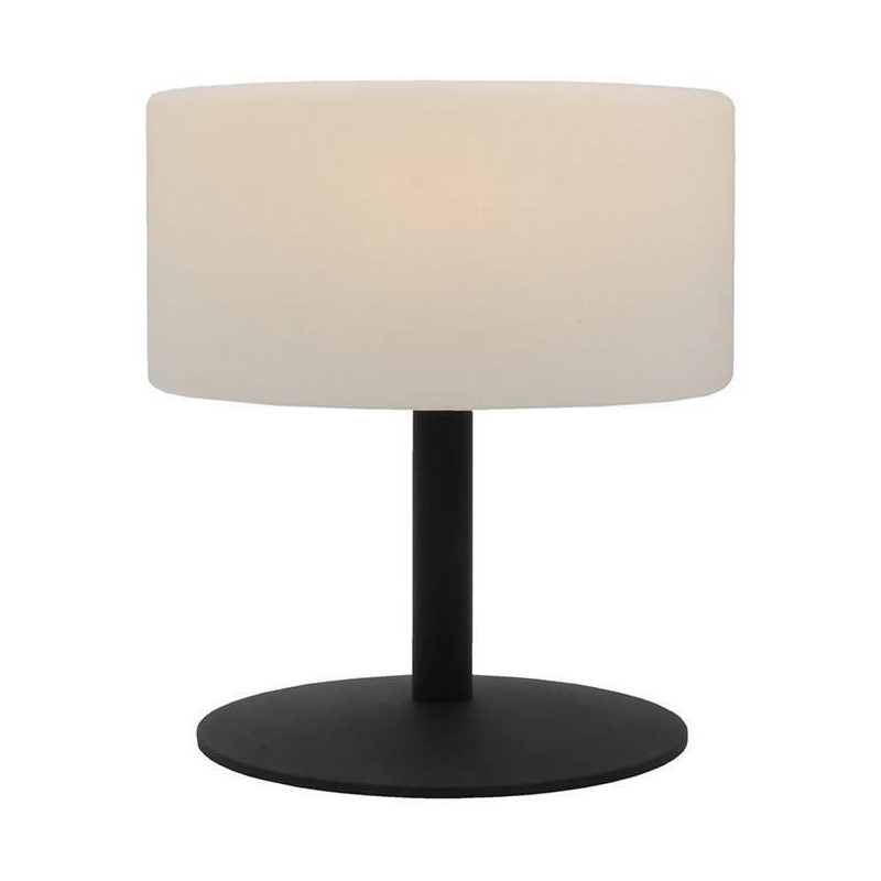 Lampe de table sans fil - LUMISKY - ATLAS Rock - H20 cm - Pied en acier - Gris - LED blanc chaud et blanc