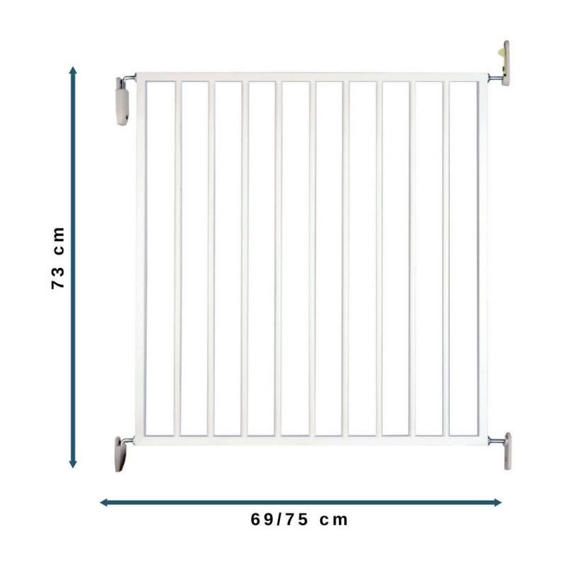 NORDLINGER PRO Barriere de sécurité Enfant VOGUE - 69 a 75 cm - Pivotante - Ouverture facile