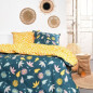 Parure de lit - TODAY - Sunshine - 119462 - 2 personnes - 260x240cm - Coton - Imprimé 11.42