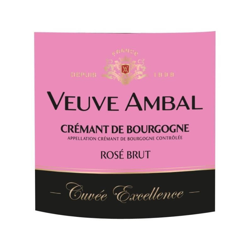 Veuve Ambal Cuvée Excellence Crémant de Bourgogne Rosé Brut