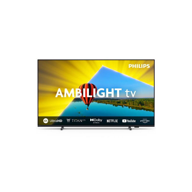 TV LED Philips 43PUS8079 12 108 cm Ambilight 4K Smart TV 2024 Noir