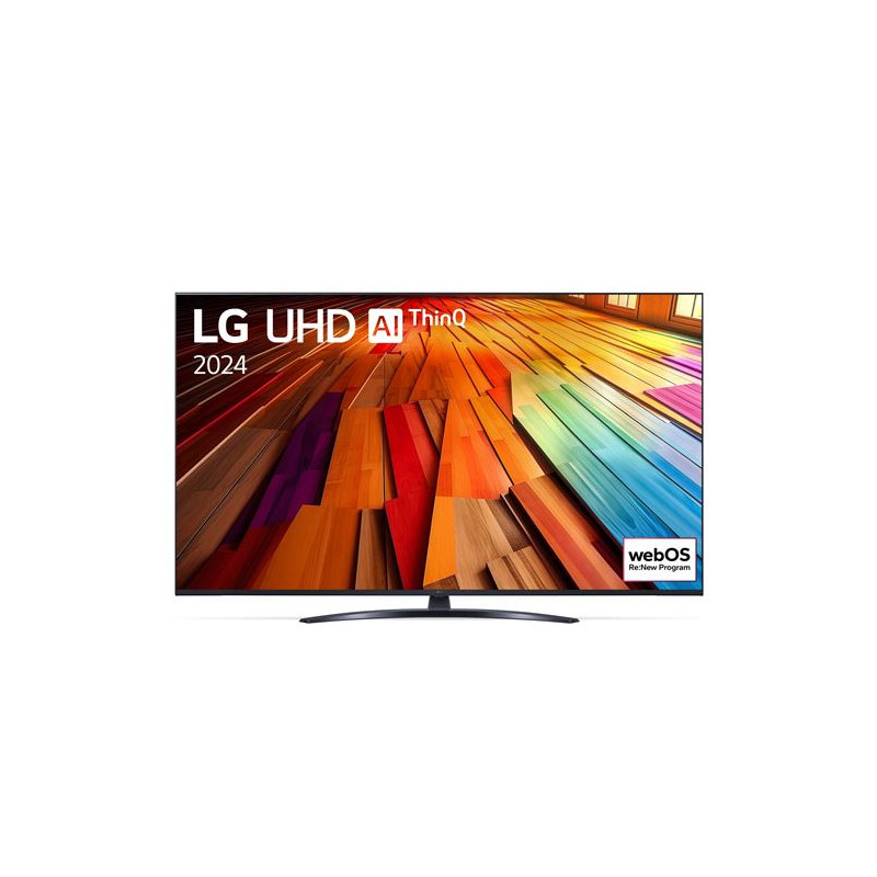 TV LED LG 55UT81 139 cm 4K UHD Smart TV 2024 Noir et Bleu