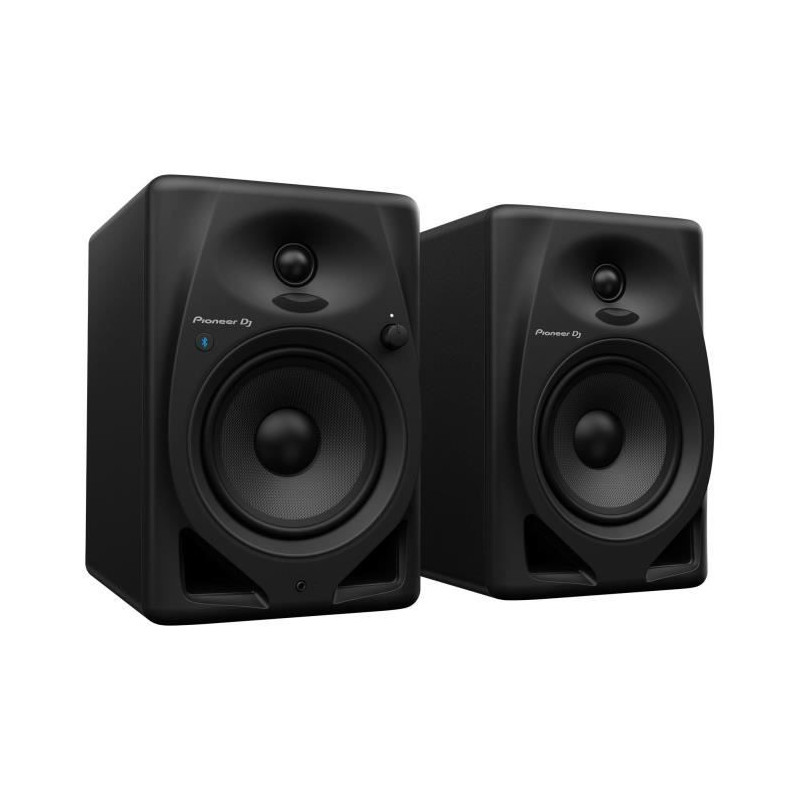 Paire d'enceintes de monitoring Pioneer DJ DM-50D-BT - Bluetooth - Bass Reflex - 2x25W - Mode DJ ou Production - Noir