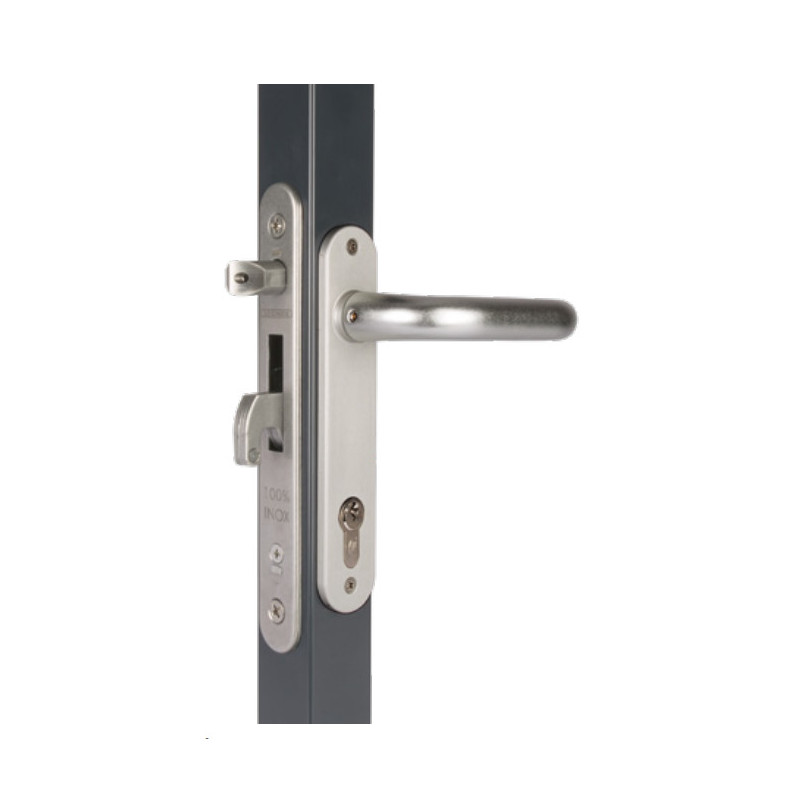 Serrure à encastrer FORTYLOCK tout en inox 20mm pour profil 40mm LOCINOX P00007978