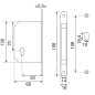 Kit pour portes coulissantes clé I EUROWALE NI012