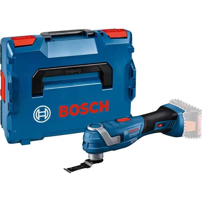 Outil oscillant 18V GOP 18V 34 (Sans batteri ni chargeur) en coffret L BOXX BOSCH 06018G2000