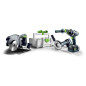 Pack 3 outils menuiserie 18V (HKC 55 + TPC 18 + AGC 18) + 2 batteries 5Ah + chargeur + Systainer FESTOOL 578025