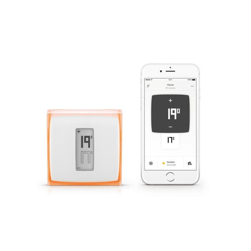 Thermosta Intelligent connecté pour chaudière et pompe à chaleur NETATMO NTH PRO