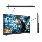 CONTINENTAL EDISON - CELEDGAM65QL24B6 - TV LED - 4K UHD QLED 144Hz- 65 (164 cm) - Smart Google TV - Wifi Bluetooth - 4xHDMI - 3x