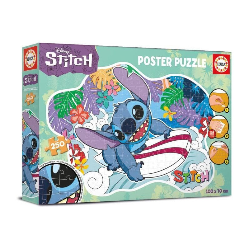 Puzzle - EDUCA - 250 Poster Puzzle Stitch