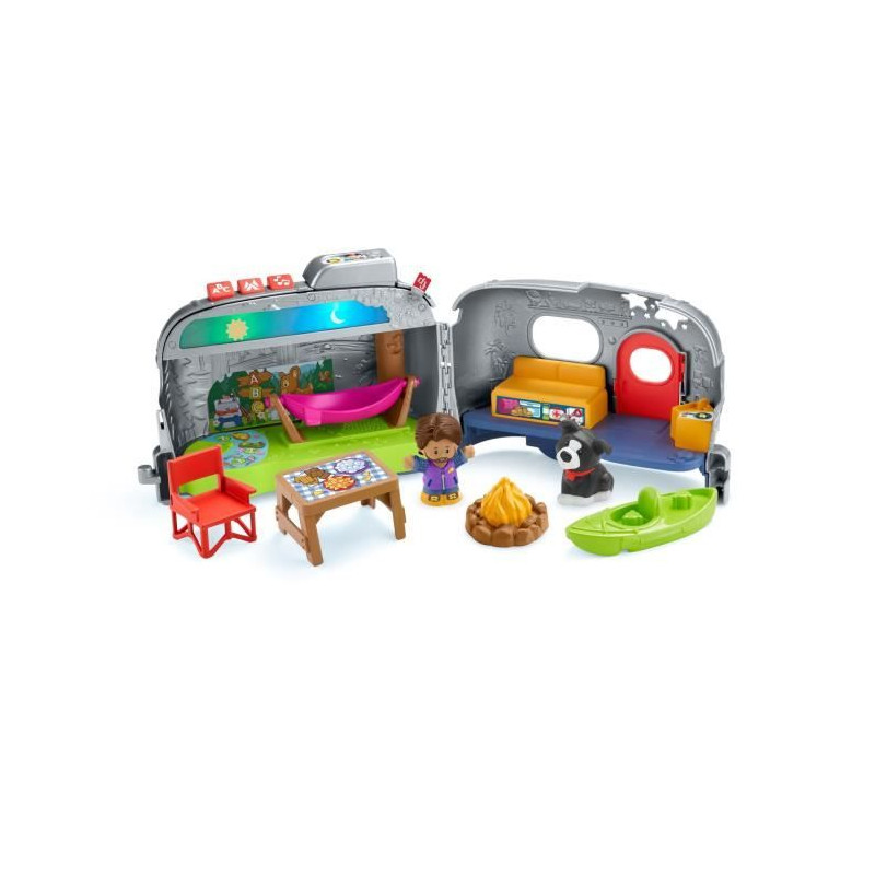 Fisher-Price - Little People - Caravane D'Apprentissage Lumineuse - Jouet D'Éveil - 12 Mois Et + HJN40